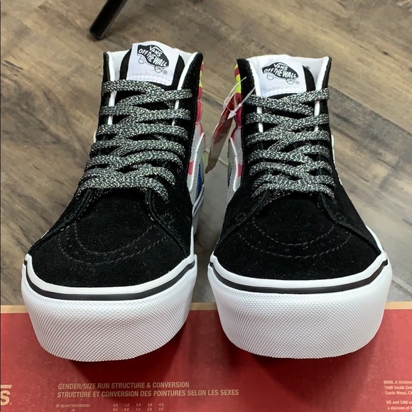 VANS Sk-8-HI PLATFORM 2 After Dark CAMO/Trwht men’ - Picture 8 of 16